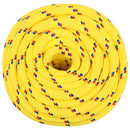 vidaXL Többcélú munkakötél 18 mm 25 m Sárga PP 1995 kg Max. teherbírás