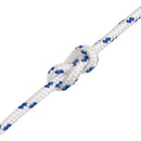 vidaXL Többcélú munkakötél 4 mm 50 m Fehér és Kék PP