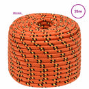 vidaXL Többcélú munkakötél 14 mm 25 m Narancssárga PP
