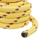 vidaXL Többcélú munkakötél 60 mm 10 m Sárga PP