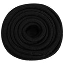 vidaXL Többcélú munkakötél 20 mm 25 m Fekete Poliészter