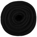 vidaXL Többcélú munkakötél 18 mm 100 m Fekete Poliészter