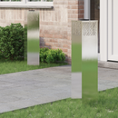 vidaXL Napelemmel működő LED ösvény világítás 2 pcs Ezüst