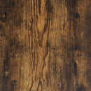 vidaXL Fejtámla Füstölt tölgy Szerelt fa