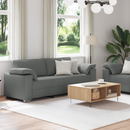 vidaXL Kanapé 2 pcs Sötétszürke 219 x 80 x 82 cm szövet