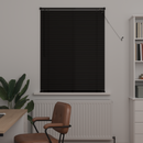 vidaXL Zsaluzia Fekete 150 x 80 cm 25 mm PVC