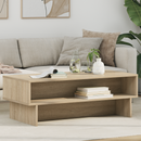 vidaXL Dohányzóasztal Sonoma tölgy 100 x 46 x 35 cm Faanyag