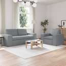 vidaXL Kanapé Szett 2 pcs Világosszürke 182 x 80 x 82 cm szövet