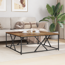 vidaXL Dohányzóasztal Öreg fa 100 x 100 x 40 cm Faanyag