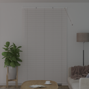 vidaXL Zsalugáter Redőnyök Fehér 220 x 130 cm Alumínium