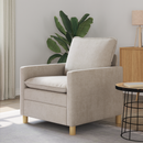 vidaXL Kanapé Krémszínű 76 x 81 x 87,5 cm Poliészter