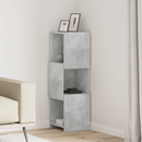 vidaXL Sarokszekrény Beton Szürke 30,5x30x95cm Faanyag