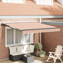 vidaXL Napernyő keret Kék és Narancs 300 x 250 cm