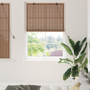 vidaXL Roletta Barna 100 x 160 cm Bambusz