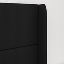vidaXL Fejtámla Fül Fekete 80 x 16 x 4 cm PVC
