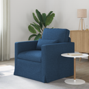 vidaXL Kanapé Kék 78 x 78 x 80 cm szövet
