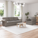vidaXL Kanapé Szett 2 pcs Tópszínű 215 x 82 x 80 cm szövet