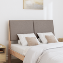 vidaXL Kárpitozott fejtámla Tópszínű 120 cm Tömör fenyőfa