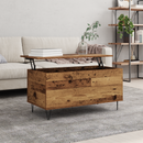 vidaXL Dohányzóasztal Régi fa 90 x 44.5 x 45 cm Faanyag