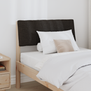 vidaXL Kárpitozott fejtámla Fekete 75 cm Tömör fenyőfa