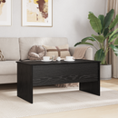 vidaXL Dohányzóasztal Fekete tölgy 102 x 50,5 x 46,5 cm Faanyag