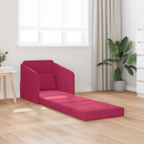 vidaXL Kanapéágy Bordó 65 x 80 x 83 cm Bársony