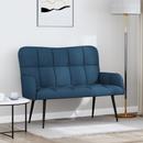 vidaXL Kétüléses Kanapé Kék 115 x 61 x 87 cm Szövet