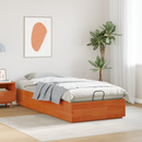 vidaXL Ottomán Ágykeret Viaszbarna 90 x 190 cm Tömör fenyő
