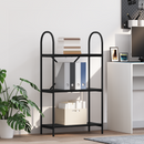 vidaXL Könyvespolc Fekete tölgy 60 x 30 x 109 cm Faanyag