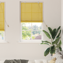 vidaXL Roletta Sárga 80 x 220 cm Bambusz