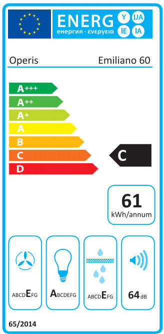 OPERIS EMILIANO 60 fekete páraelszívó