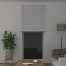 vidaXL Zsaluzia Fehér 213 x 100 cm 25 mm PVC