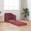 vidaXL Kanapéágy Bordó 65 x 80 x 83 cm szövet