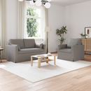 vidaXL Kanapé Szett 2 pcs Tópszínű 139 x 78 x 80 cm szövet