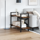 vidaXL Könyvespolc Füstölt tölgy 100 x 33,5 x 64 cm Faanyag