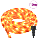 vidaXL Kötél világítás 240 LED-del Meleg fehér 10 m PVC