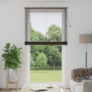 vidaXL Zsaluzia Sötét barna mintával 213 x 120 cm 25 mm PVC