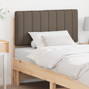 vidaXL Kárpitozott fejtámla Barna és taupe 90 cm Tömör fenyőfa