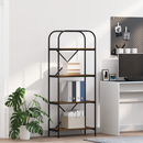 vidaXL Könyvespolc Füstölt tölgy 60 x 30 x 146 cm Faanyag