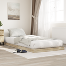 vidaXL Földi ágykeret Sonoma 80 x 200 cm Faanyag