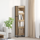 vidaXL Könyvespolc Művészi tölgy 40 x 30 x 155 cm Faanyag