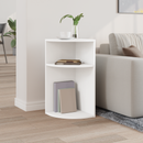 vidaXL Végasztal Fehér 29,6 x 29,6 x 60 cm Faanyag