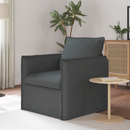 vidaXL Kanapé Sötétszürke 75 x 82 x 85 cm szövet