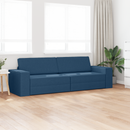 vidaXL Kanapéágy Sötétkék 245 x 78 x 77 cm szövet