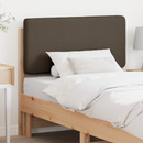 vidaXL Kárpitozott fejtámla Barna és taupe 100 cm Tömör fenyőfa