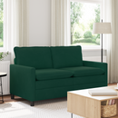 vidaXL Kanapé Sötétzöld 156 x 81 x 87,5 cm Bársony