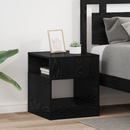vidaXL Végasztal 2 pcs Fekete tölgy 40,5 x 40 x 45 cm Faanyag