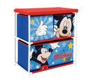 Disney Mickey Star játéktároló állvány 3 rekeszes 53x30x60 cm, J-ADX14918WD