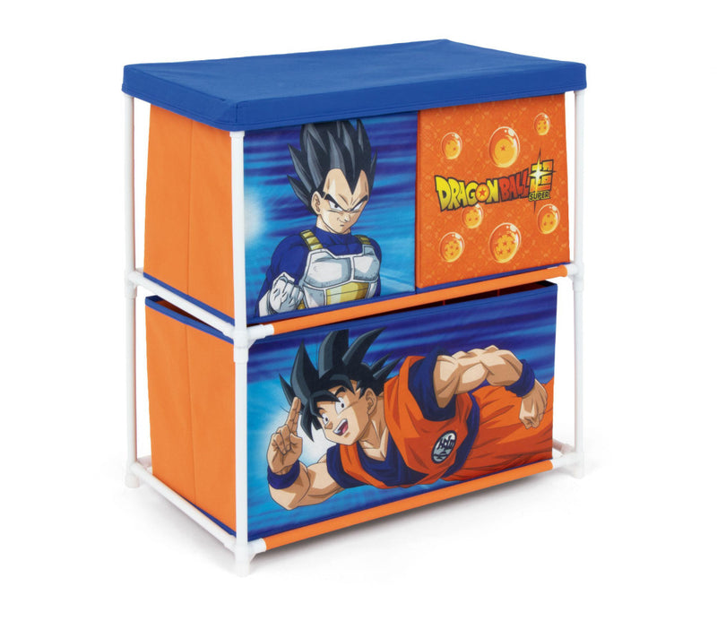 Dragon Ball játéktároló állvány 3 rekeszes 53x30x60 cm, J-ADX15217DB