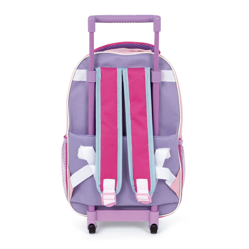 Disney Lilo és Stitch, A csillagkutya Pink Angel gurulós ovis hátizsák, táska 36 cm, J-ADX16379WD